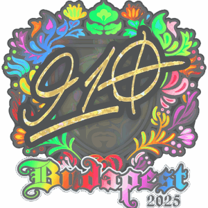 Sticker | 910 (Holo) | Budapest 2025