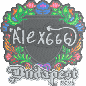 Sticker | alex666 (Embroidered) | Budapest 2025