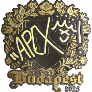 Sticker | apEX (Gold) | Budapest 2025