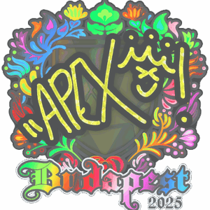 Sticker | apEX (Holo) | Budapest 2025