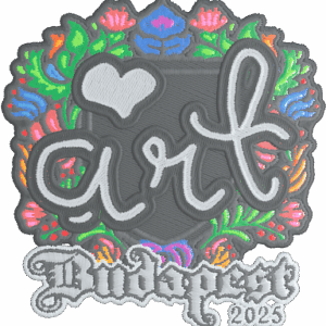 Sticker | arT (Embroidered) | Budapest 2025