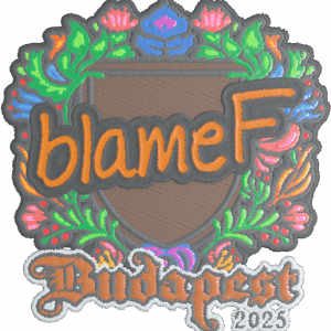 Sticker | blameF (Embroidered) | Budapest 2025