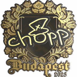 Sticker | chopper (Gold) | Budapest 2025