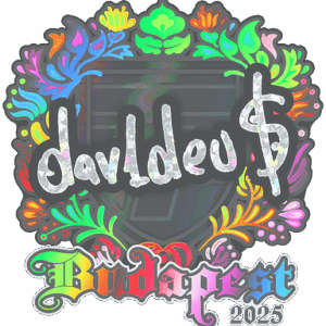 Sticker | dav1deuS (Holo) | Budapest 2025