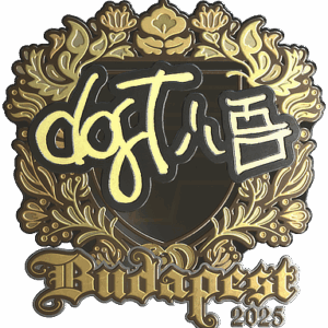 Sticker | dgt (Gold) | Budapest 2025
