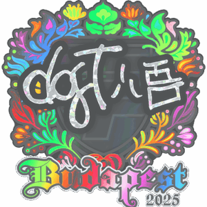 Sticker | dgt (Holo) | Budapest 2025