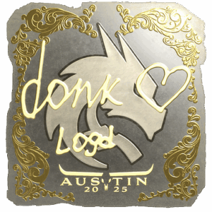 Sticker | donk (Gold) | Austin 2025