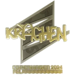 Sticker | kraghen (Gold) | Copenhagen 2024