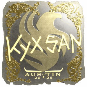 Sticker | kyxsan (Gold) | Austin 2025