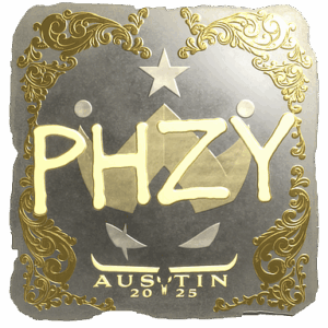 Sticker | phzy (Gold) | Austin 2025