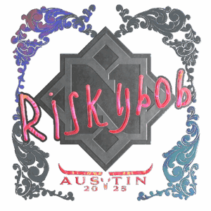 Sticker | riskyb0b (Holo) | Austin 2025