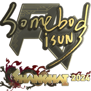 Sticker | somebody (Gold) | Shanghai 2024