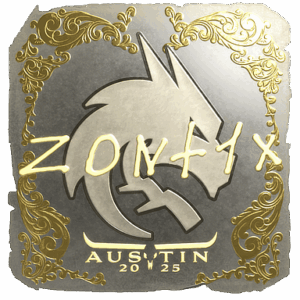 Sticker | zont1x (Gold) | Austin 2025