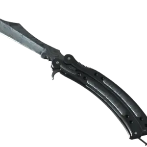 ★ StatTrak™ Butterfly Knife | Damascus Steel (Well-Worn)