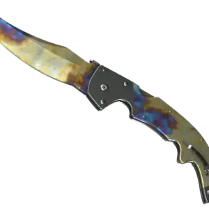 ★ StatTrak™ Falchion Knife | Case Hardened (Well-Worn)