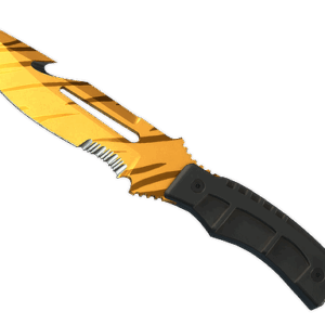 ★ StatTrak™ Survival Knife | Tiger Tooth (Minimal Wear)