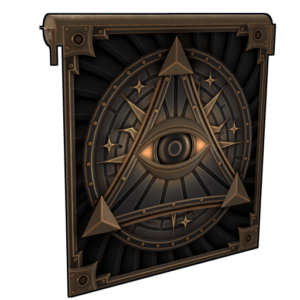 All-Seeing Eye Garage Door