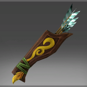 Inscribed Gilded Falcon Quiver