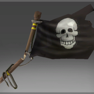 Inscribed Pirate Slayer's Black Flag