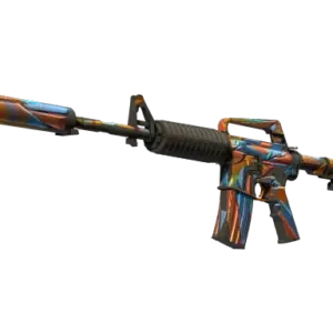 M4A1-S | Leaded Glass (Well-Worn)