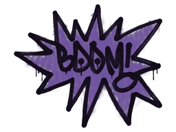 Sealed Graffiti | BOOM (Monster Purple)