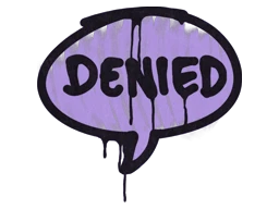 Sealed Graffiti | Denied (Violent Violet)