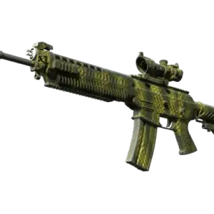 Souvenir SG 553 | Gator Mesh (Well-Worn)
