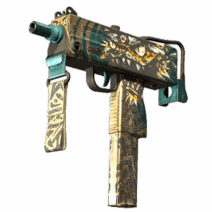 StatTrak™ MAC-10 | Cat Fight (Battle-Scarred)