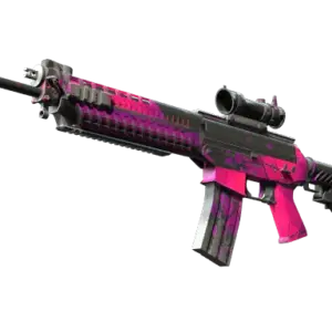 StatTrak™ SG 553 | Pulse (Well-Worn)