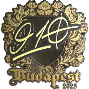 Sticker | 910 (Gold) | Budapest 2025