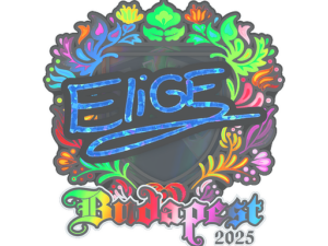 Sticker | EliGE (Holo) | Budapest 2025