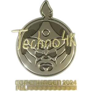 Sticker | Techno4K (Gold) | Copenhagen 2024