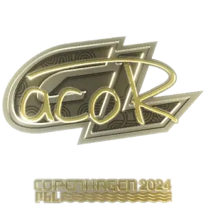 Sticker | acoR (Gold) | Copenhagen 2024