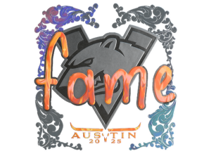 Sticker | fame (Holo) | Austin 2025