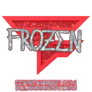 Sticker | frozen (Glitter) | Copenhagen 2024