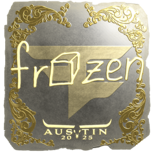 Sticker | frozen (Gold) | Austin 2025
