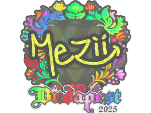 Sticker | mezii (Holo) | Budapest 2025