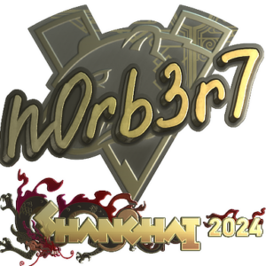 Sticker | n0rb3r7 (Gold) | Shanghai 2024