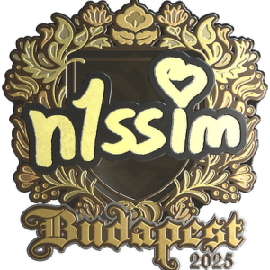 Sticker | n1ssim (Gold) | Budapest 2025