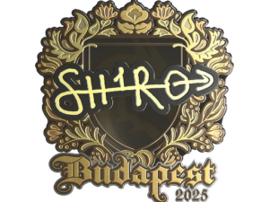 Sticker | sh1ro (Gold) | Budapest 2025