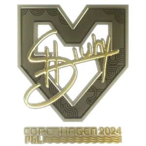 Sticker | siuhy (Gold) | Copenhagen 2024