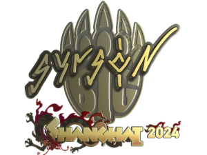 Sticker | syrsoN (Gold) | Shanghai 2024
