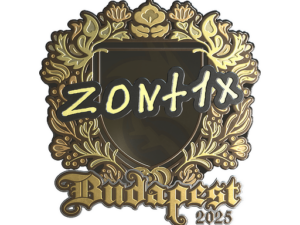 Sticker | zont1x (Gold) | Budapest 2025