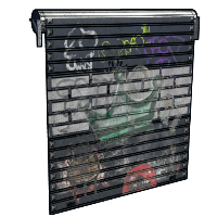 Vandalized Shop Door