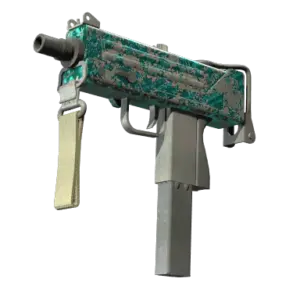 MAC-10 | Malachite (Battle-Scarred)