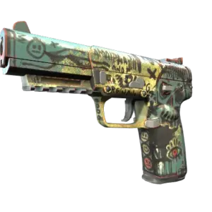 StatTrak™ Five-SeveN | Scrawl (Well-Worn)