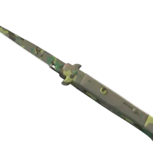 ★ Stiletto Knife | Boreal Forest (Well-Worn)