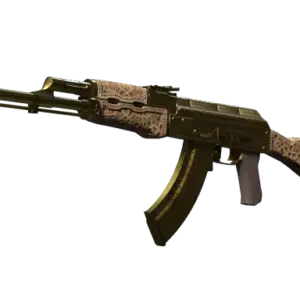 Souvenir AK-47 | Gold Arabesque (Battle-Scarred)
