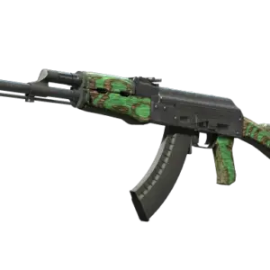 Souvenir AK-47 | Green Laminate (Well-Worn)