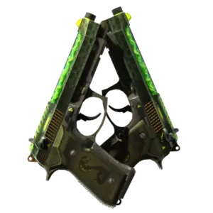 StatTrak™ Dual Berettas | Cobra Strike (Field-Tested)